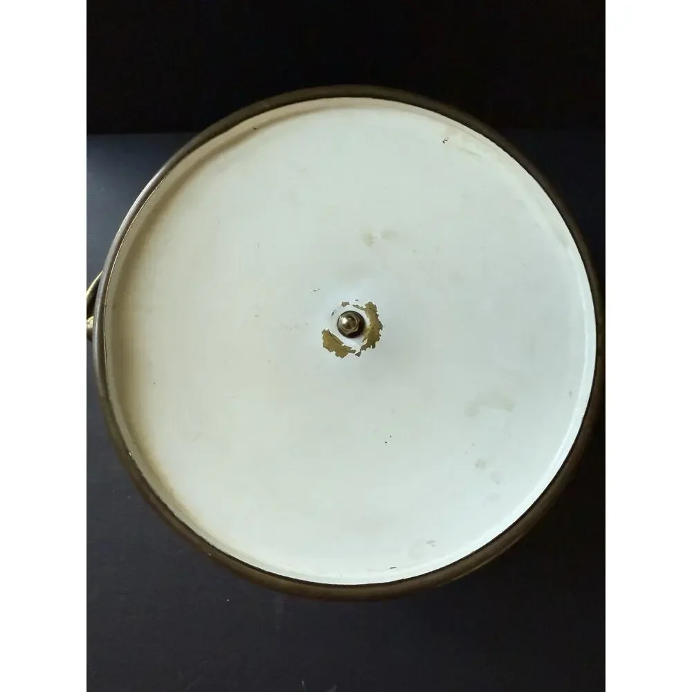 Vtg Ice Bucket Serve Master Ice Bucket Barware MCM Cocktail Drinks 1960s Brass